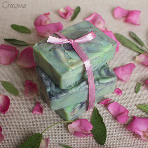 Aloevera Soap with French Green clay and Activated Charcoal