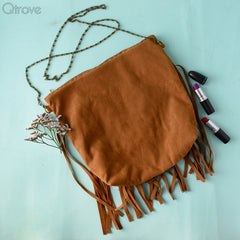 Amber Fringe Sling