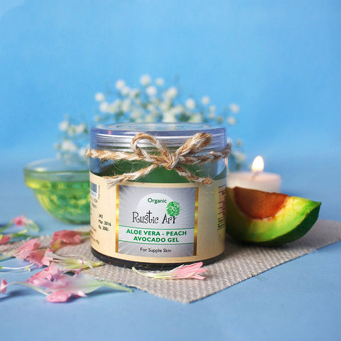 Bath And Beyond - Organic Aloe Vera – Peach & Avocado Gel