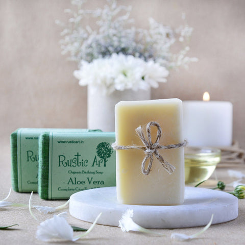 Bath And Beyond - Rustic Art Organic Aloe Vera Soap