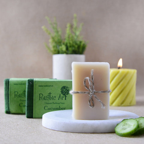 Bath And Beyond - Rustic Art Organic Cucumber Soap