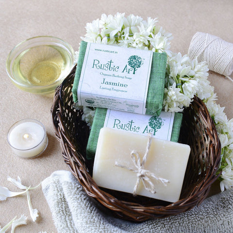 Bath And Beyond - Rustic Art Organic Jasmine Soap