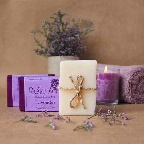 Bath And Beyond - Rustic Art Organic Lavendar Soap