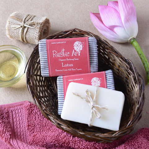Bath And Beyond - Rustic Art Organic Lotus Soap