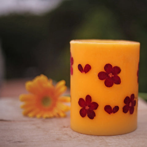 Candles - Rose Scented Aromatic Candle