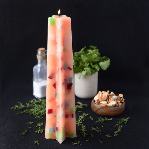 Hand Made Candles - Colors Of Earth Series - Dhruv