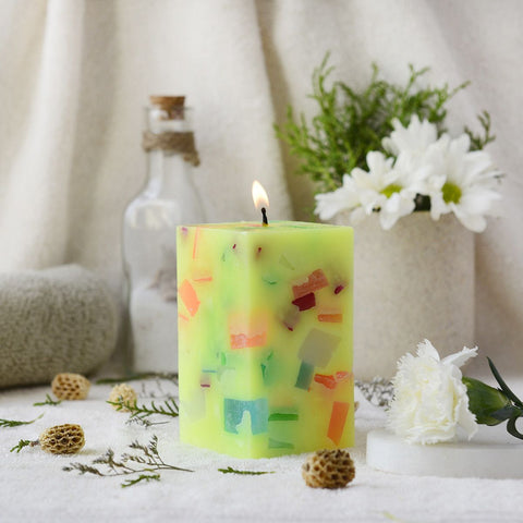 Hand Made Candles - Colors Of Earth Series - Vayu