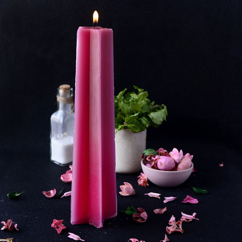 Hand Made Candles - Indian Red