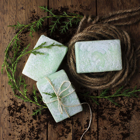 Hand Made Soaps - French Green Clay Salt Bar Soap