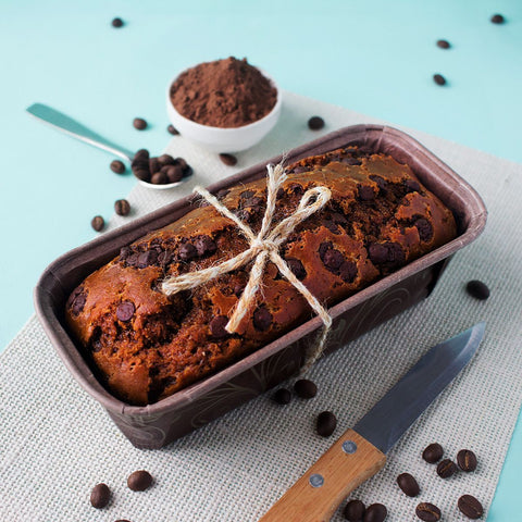 Home Baked Goods - Eggless Coffee Chocolate Chip Tea Cake